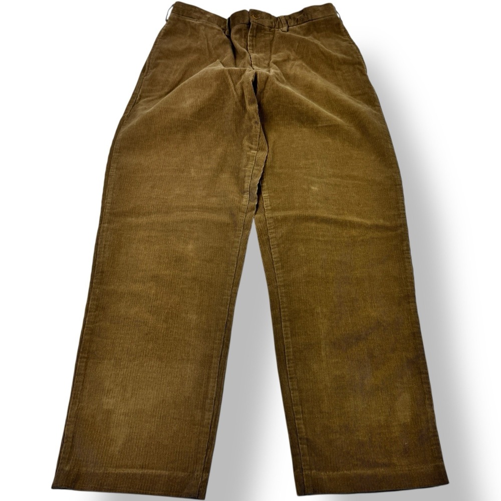 J.Crew Brown Corduroy Flat Front Classic Fit Pants Men's Size 33x31 NWT